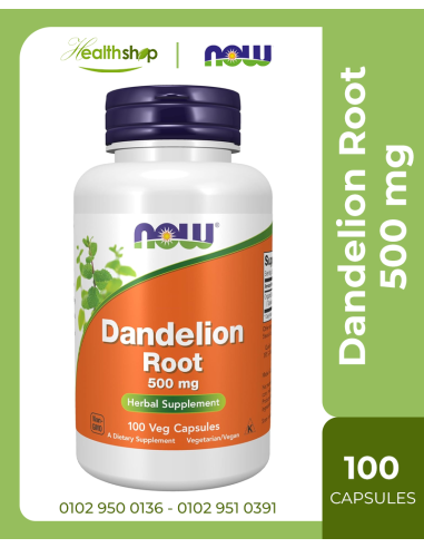 Dandelion Root 500 mg - 100 Veg Capsules