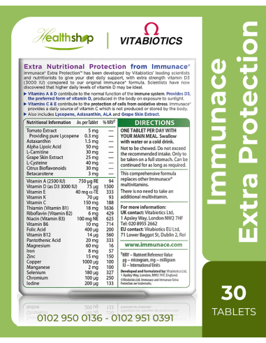 Immunace Extra Protection - 30 Tablets