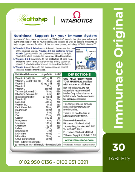 Immunace Original - 30 Tablets