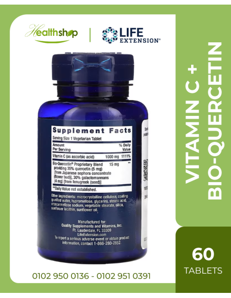Vitamin C and Bio-Quercetin - 60 Tablets