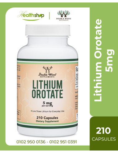 Lithium Orotate 5mg - 210 Capsules