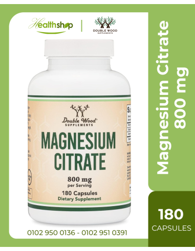 Magnesium Citrate 800mg -180 Capsules