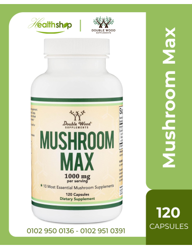 Mushroom Max (Top 10 Mushrooms Types) 1000mg - 120 Capsules