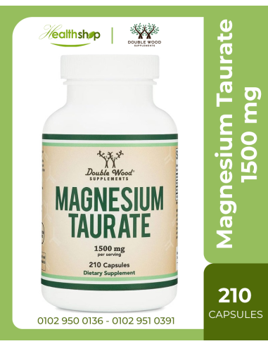 Magnesium Taurate 1500mg per Serving - 210 Vegan Capsules