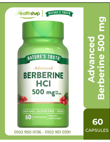 Advanced Berberine HCL 500 mg - 60 Veg Capsules