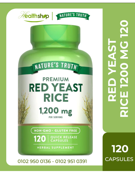 RED YEAST RICE 1200 MG 120 Quick Release Capsules