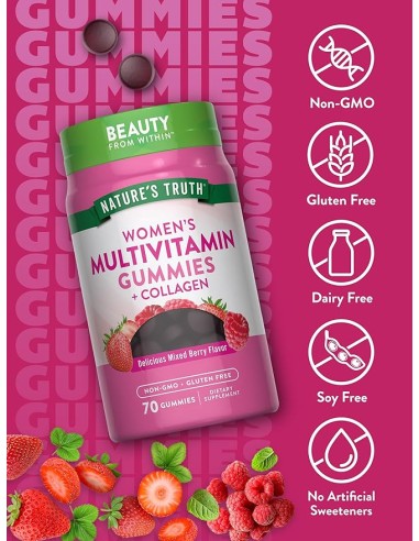 الفيتامينات المتعددة مع الكولاجين للنساء - 70...