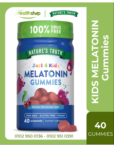 KIDS MELATONIN 1 MG  LOW DOSE - 40 Vegan Gummies