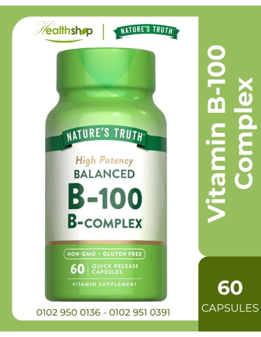 BALANCED VITAMIN B-100 B-COMPLEX - 60 Quick Release Capsules