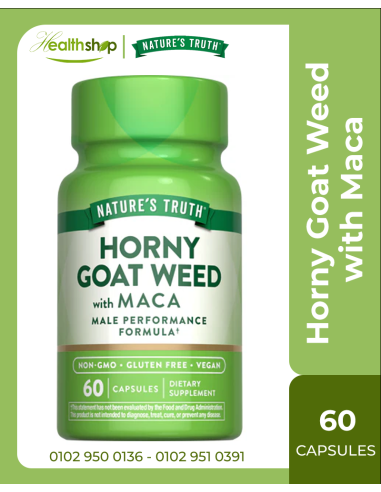 Horny Goat Weed with Maca - 60 Vegetarian Capsules