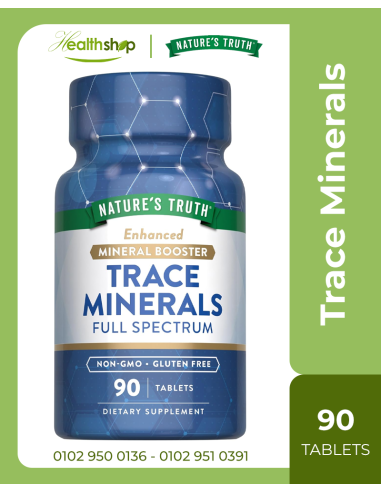 Trace Minerals (Blend of 8 concentrated minerals) - 90 Tablets