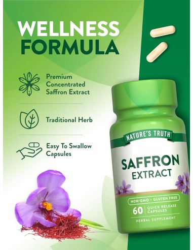 مستخلص الزعفران - 60 كبسولة