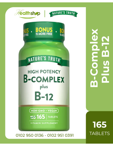 B-Complex Plus B-12 -165 Tablets