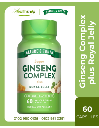 Super Ginseng Complex plus Royal Jelly - 60 Quick Release Capsules