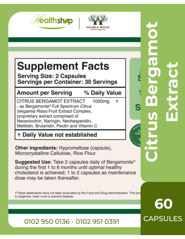 Citrus Bergamot Extract - 60 Capsules