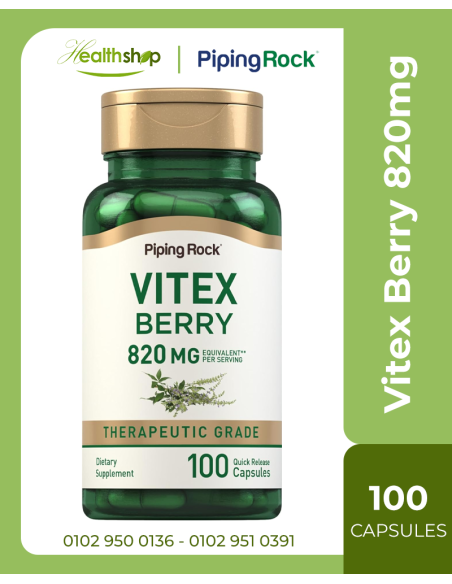 Vitex Chasteberry 820mg - 100 Capsules