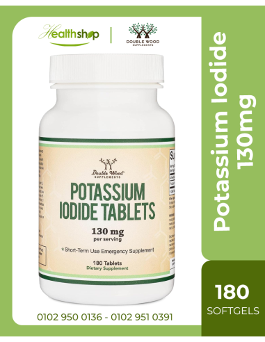 Potassium Iodide 130mg - 180 Tablets