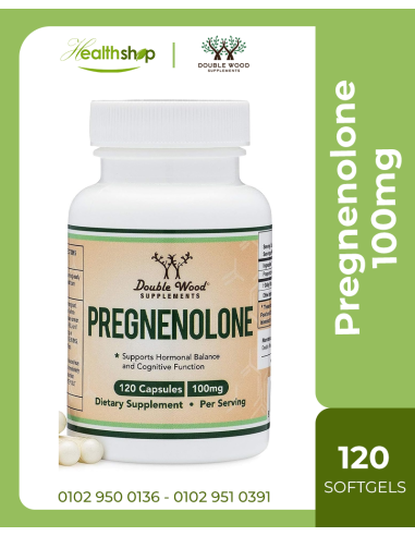 Pregnenolone 100mg - Boost Progesterone Levels - 120 Capsules