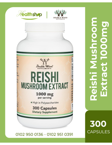 Reishi Mushroom Extract 1000mg - 300 Capsules