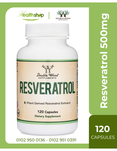 Resveratrol 500mg - 120 Capsules