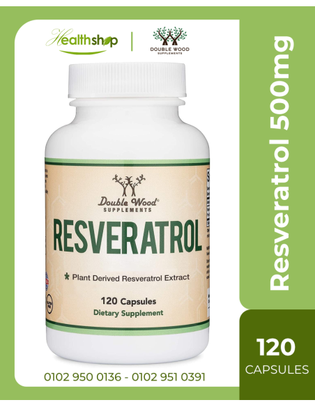 Resveratrol 500mg - 120 Capsules