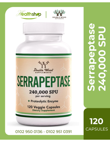 Serrapeptase 240,000 SPU - 120 Veggie Capsules