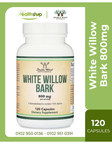 White Willow Bark 800mg - 120 Capsules ( Best Before 6/2025 )