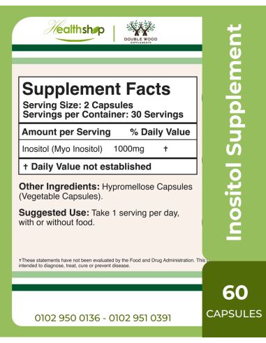 Inositol ( Myo-Inositol ) - 60 Capsules