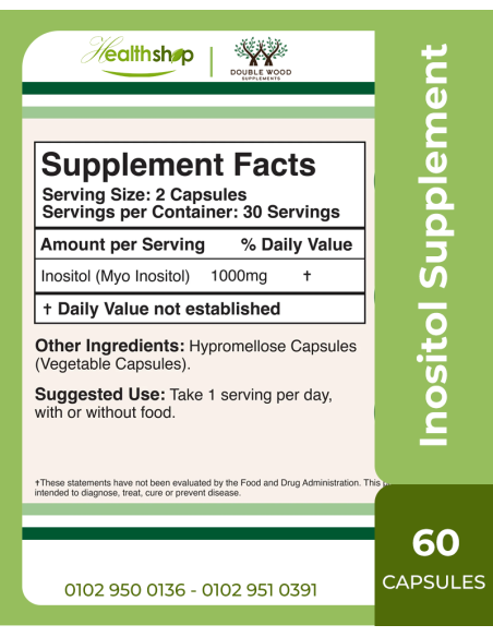 Inositol ( Myo-Inositol ) - 60 Capsules