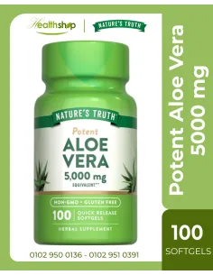 خلاصة الصبار 5000 مجم - 100 كبسولة