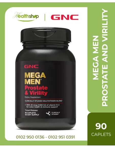 GNC Mega Men Prostate and Virility Multivitamin - 90 Caplets