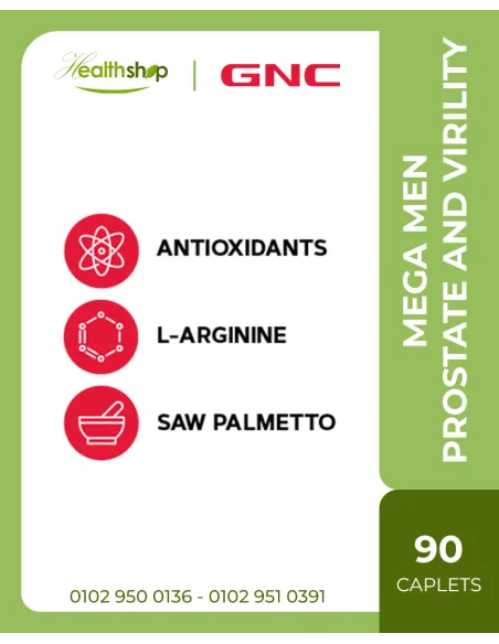 GNC Mega Men Prostate and Virility Multivitamin - 90 Caplets