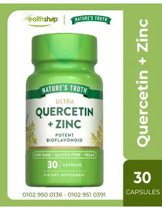 كبسولات الكيرسيتين + الزنك - 30 كبسولة