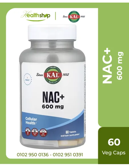 KAL NAC+ 600mg - 60 Tablets