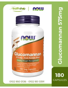 Glucomannan 575mg - 180 Veg Caps