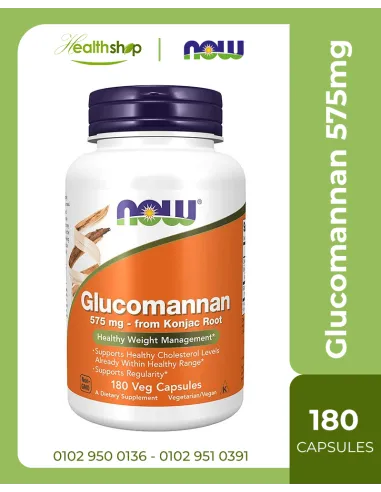 Glucomannan 575mg - 180 Veg Caps