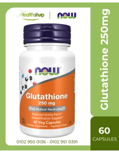 Glutathione 250 mg - 60 Veg Capsules