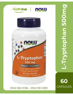 L-Tryptophan 500 mg - 60 Veg Capsules