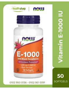 Vitamin E-1000 IU - 50 Softgels