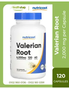 Valerian Root 4,000 mg - 120 Capsules