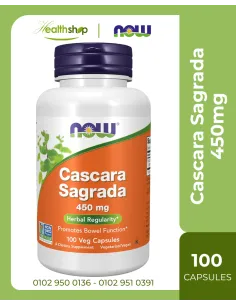 Cascara Sagrada 450mg -100 Veg Capsules