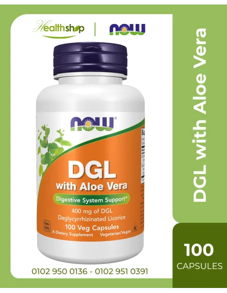 DGL with Aloe Vera - 100 Veg Capsules