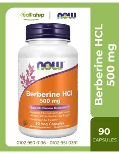 Berberine HCL 500 mg - 90 Veg Capsules