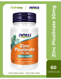 Zinc Picolinate 50mg - 60 Veg Capsules