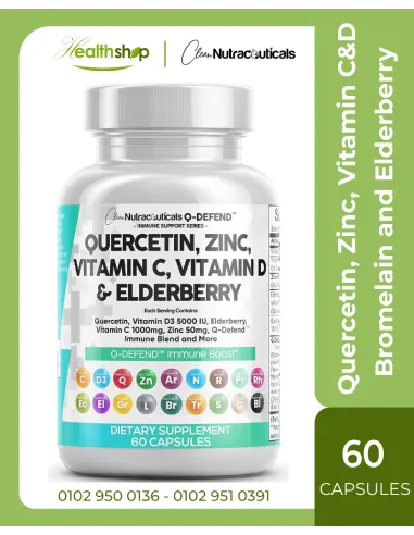 Quercetin, Zinc, Vitamin C&D, Bromelain and...
