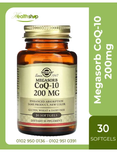 Megasorb CoQ-10 200 mg - 30 Softgels