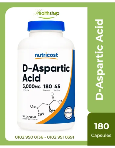 D-Aspartic Acid DAA Capsules - 3000mg Per...
