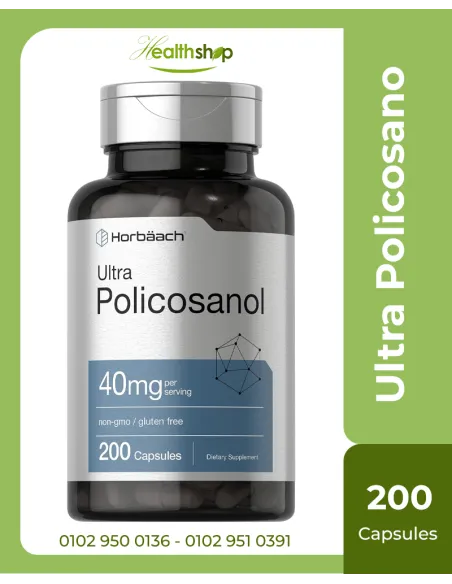 Ultra Policosanol 40mg - 200 Capsules