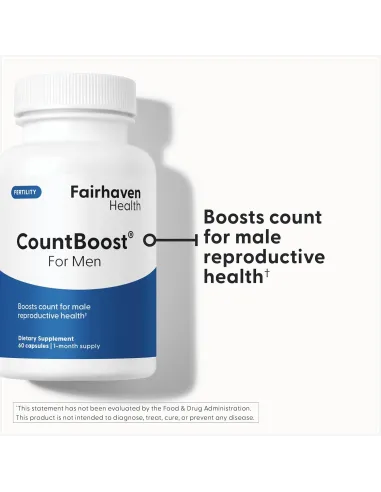 CountBoost Sperm Count Supplement - 60 Capsules