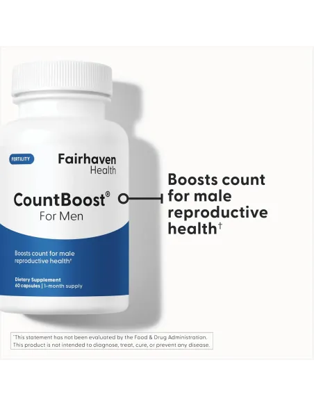 CountBoost Sperm Count Supplement - 60 Capsules